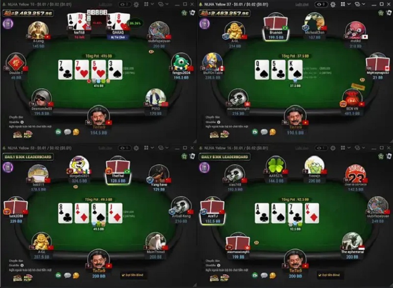 Hướng dẫn chơi poker BJ88 đơn giản 